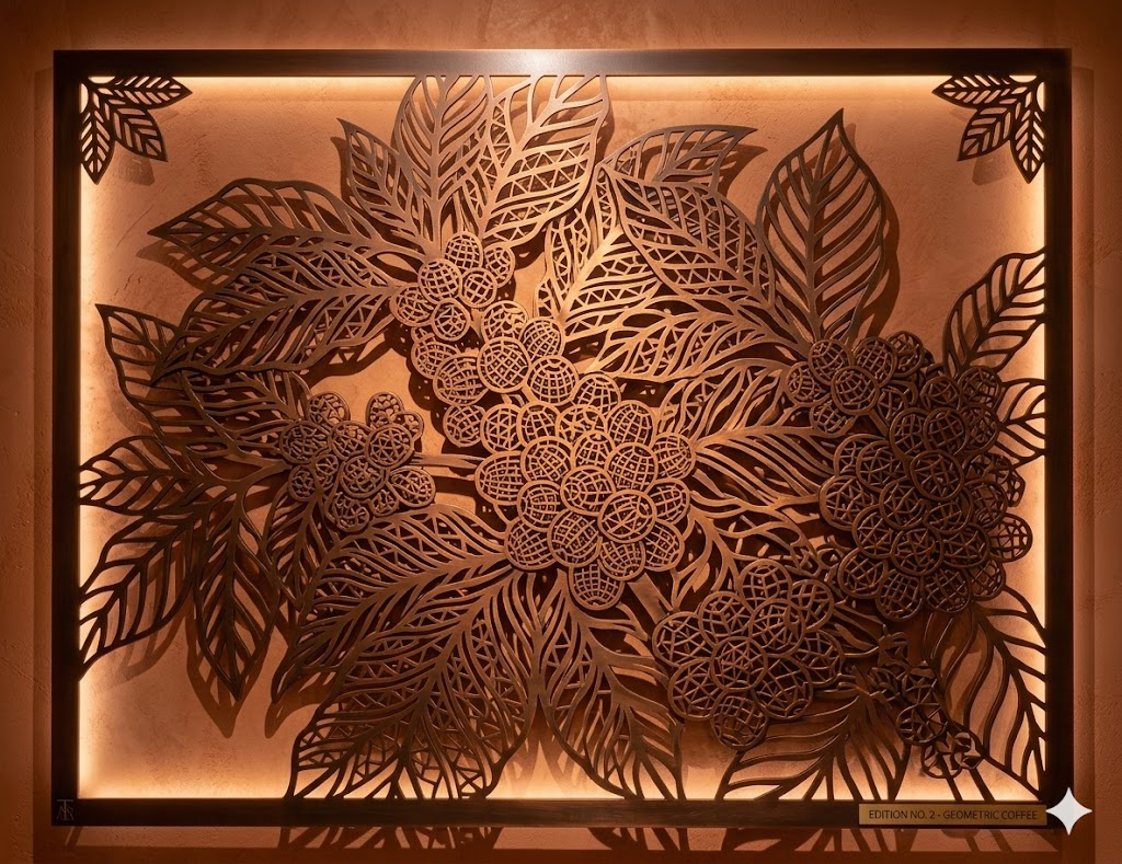 Decorative cutting sample